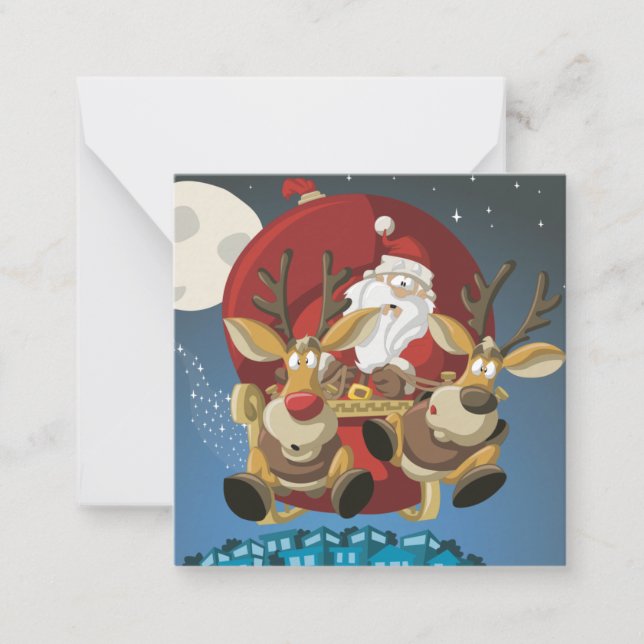 Carte De Correspondance Joyeux Noël (Devant)