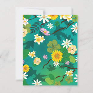 Carte De Correspondance Jungle imaginaire 1