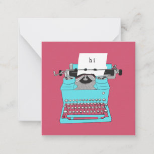 Carte De Correspondance Juste un petit mot pour dire :