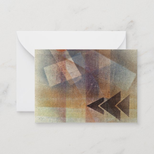 Carte De Correspondance Kandinsky - Gros conseils, art abstrait (Devant)