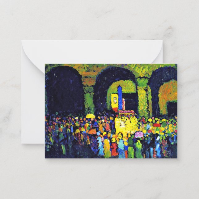 Carte De Correspondance Kandinsky - Ludwigkirche à Murnau (Devant)