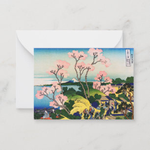Carte De Correspondance Katsushika Hokusai - Gotenyama, Tokaido, Shinagawa