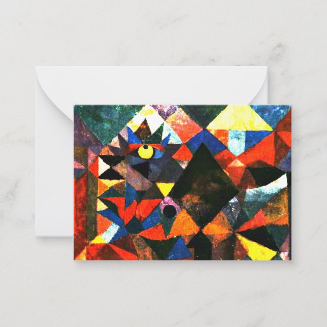 Carte De Correspondance Klee - La Lumière et tant d'autres (Devant)