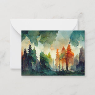 Carte De Correspondance La forêt (nature)