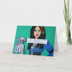 CARTE DE CORRESPONDANCE. LA GI COMMENCE À PENSER