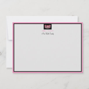 Carte De Correspondance La Mlle Etats-Unis tiennent le premier rôle la