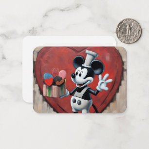 Carte De Correspondance La Saint-Valentin de la souris