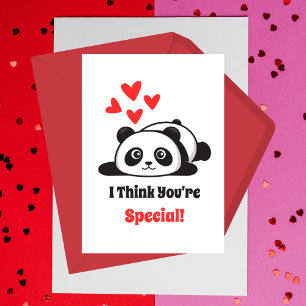 Carte De Correspondance La Saint-Valentin en classe Ourson mignon coeurs r