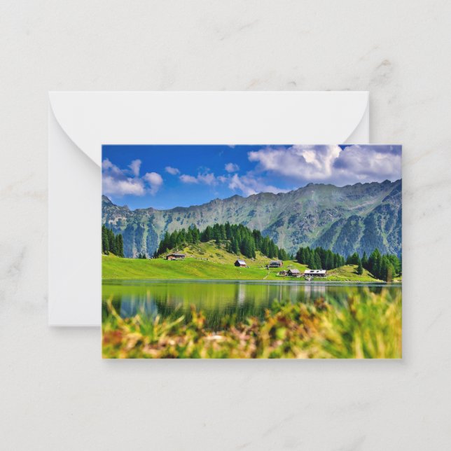 Carte De Correspondance Lac pittoresque Bergsee, Allemagne (Devant)