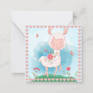 Carte De Correspondance Lama