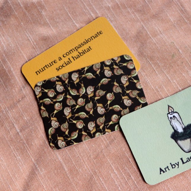 Carte De Correspondance L'art des escargots naturels (Créateur téléchargé)