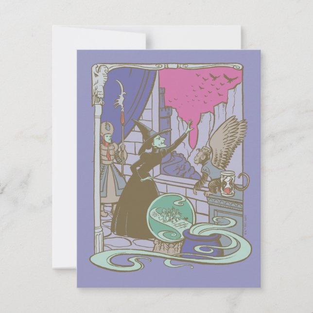 Carte De Correspondance L'Assistant D'Oz™ | Storybook Wicked Witch™ (Devant)