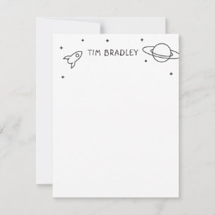 Carte De Correspondance L'astronaute Boy's