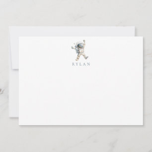 Carte De Correspondance L'astronaute de l'enfant personnalisé