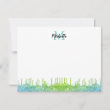Lecteurs de Parties scintillant Ombre Turquoise mo