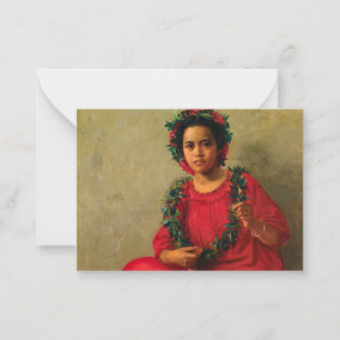 Carte De Correspondance Lei Maker, 1901 par Theodore Wores