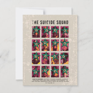 Carte De Correspondance L'équipe du suicide   Édition Starro Squad