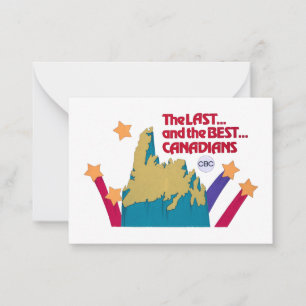 Carte De Correspondance Les Derniers et les meilleurs Canadiens