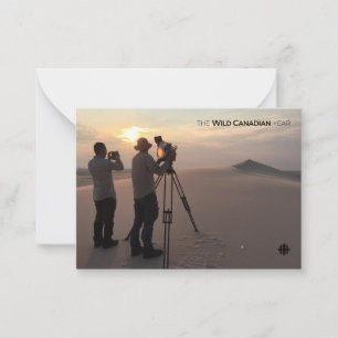 Carte De Correspondance Les dunes de sable d'Athabasca