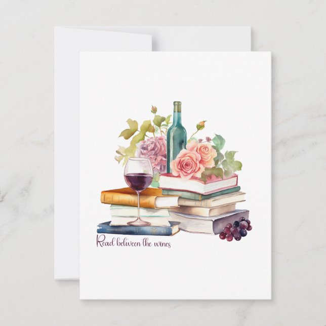 Carte De Correspondance Lire entre les vins (Devant)