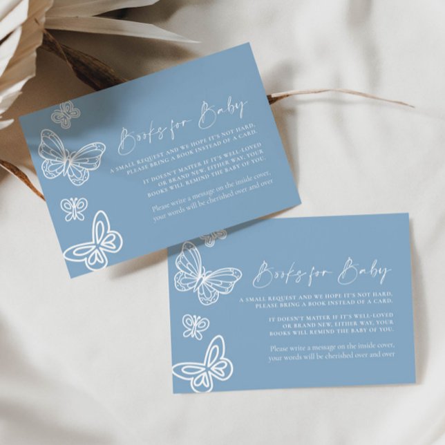 Carte De Correspondance Livres pour Baby Card Daisy Blue (Créateur téléchargé)