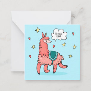 Carte De Correspondance Llama