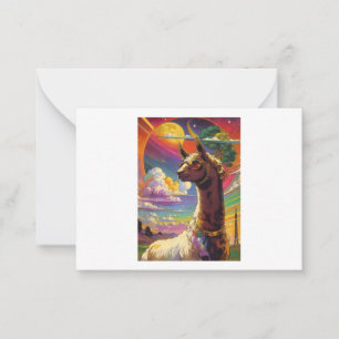 Carte De Correspondance Llama. Cool llama. Soyez comme le lama