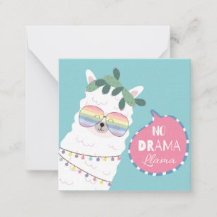 Carte De Correspondance Llama sans drame