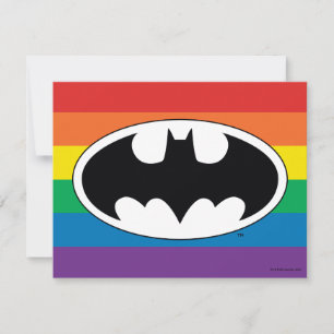 Carte De Correspondance Logo Arc-en-ciel Batman