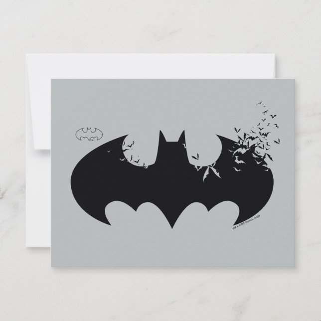 Carte De Correspondance Logo Batman Classique Dissolé En Batats (Devant)
