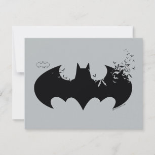 Carte De Correspondance Logo Batman Classique Dissolé En Batats