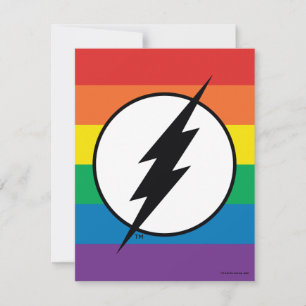 Carte De Correspondance Logo de Flash Rainbow