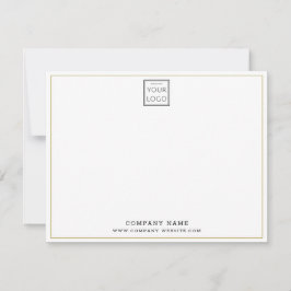 Carte De Correspondance Logo d'entreprise personnalisé Nom de l'entreprise