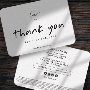 Carte De Correspondance Logo d'entreprise personnalisé simple et moderne C