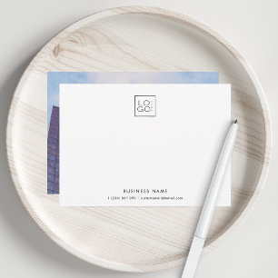 Carte De Correspondance Logo Personnalisé Entreprise Nom commercial Photo