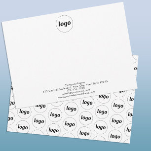 Carte De Correspondance Logo Professionnel simple