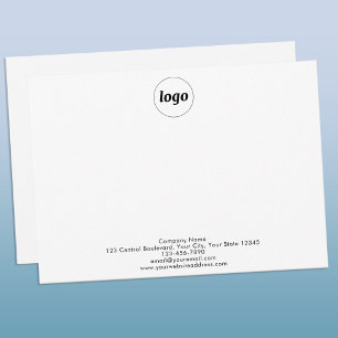 Carte De Correspondance Logo Simple Professionnel