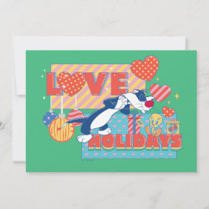 Carte De Correspondance LOONEY TUNES™   SYLVESTER™ & TWEETY™Amour des fête