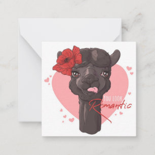 Carte De Correspondance Love You Lama