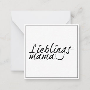 Carte De Correspondance Maman préférée