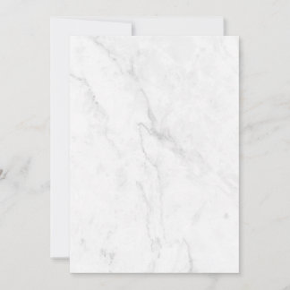 Carte De Correspondance Marbre Blanc
