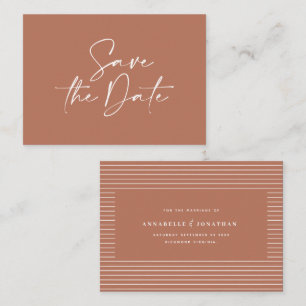 Carte De Correspondance mariage de typographie manuscrite du budget