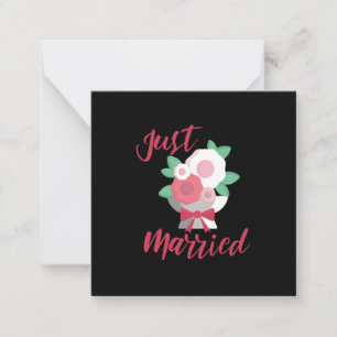 Carte De Correspondance Mariage Nouvellement Mariés