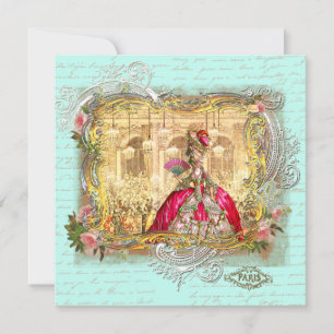 Carte De Correspondance Marie Antoinette à Versailles à Aqua