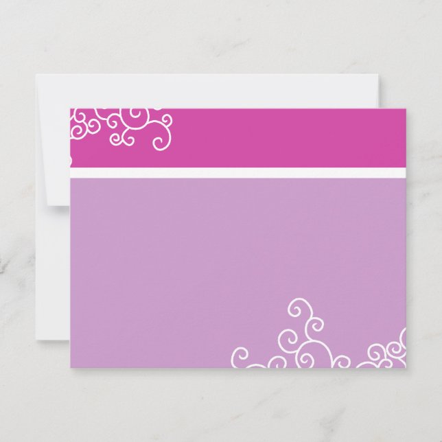 Carte De Correspondance Marielle Shimmer Bat mitzvah Merci (Devant)