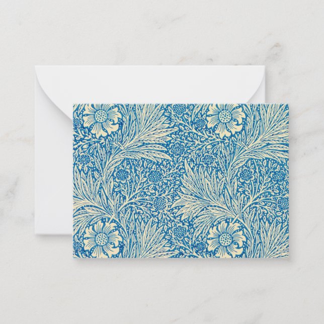 Carte De Correspondance Marigold, 1875, par William Morris (Devant)