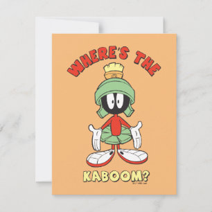 Carte De Correspondance MARVIN LE MARTIAN™ Où est le Kaboom ?