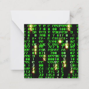 Carte De Correspondance Matrice