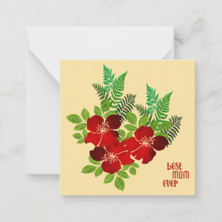 Carte De Correspondance Meilleure maman jamais