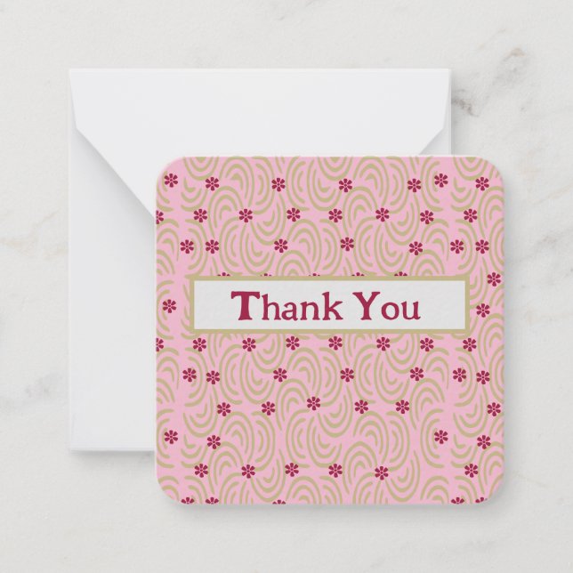 Carte De Correspondance Merci (Devant)